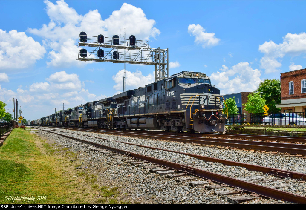 An 8-engine freight train